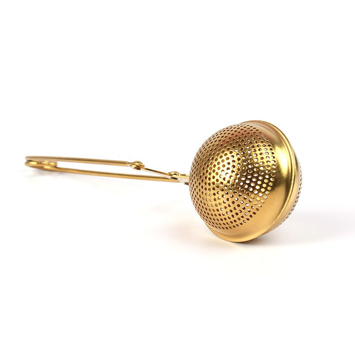 Gold Stainless Steel Infuser With Handle